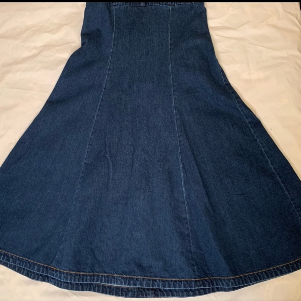 Anthropologie Holding Horses Denim Dress Size 6 - Picture 5 of 9
